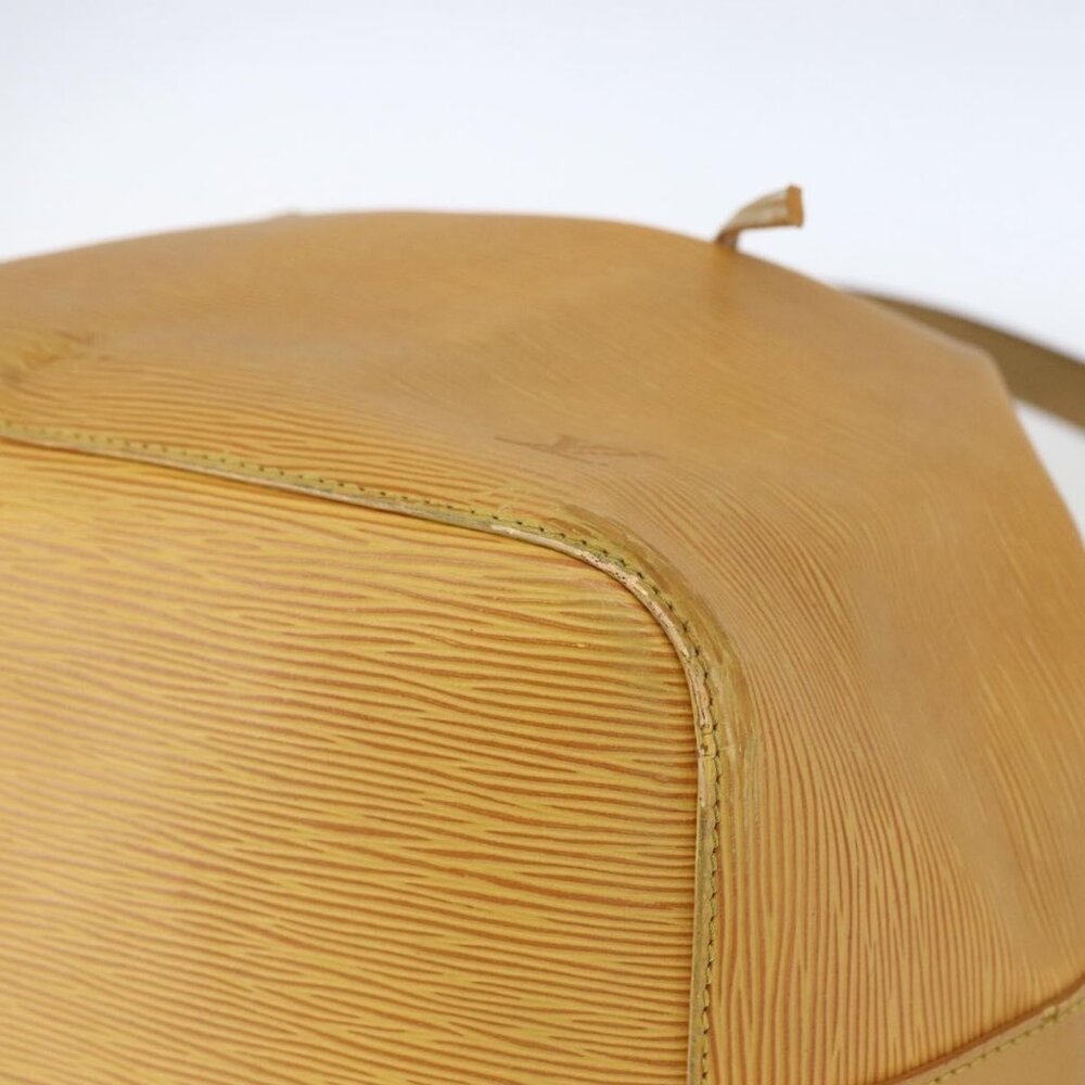 Authentic LOUIS VUITTON Epi Petit Noe Shoulder Bag Yellow M44109 LV - Picture 2 of 16